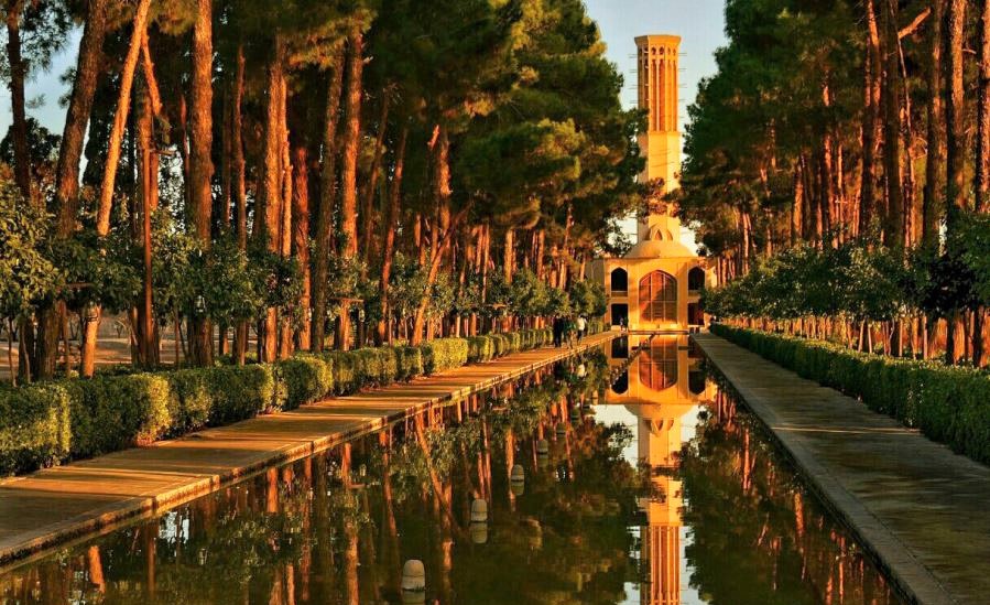 Dowlat Abad Garden in Yazd